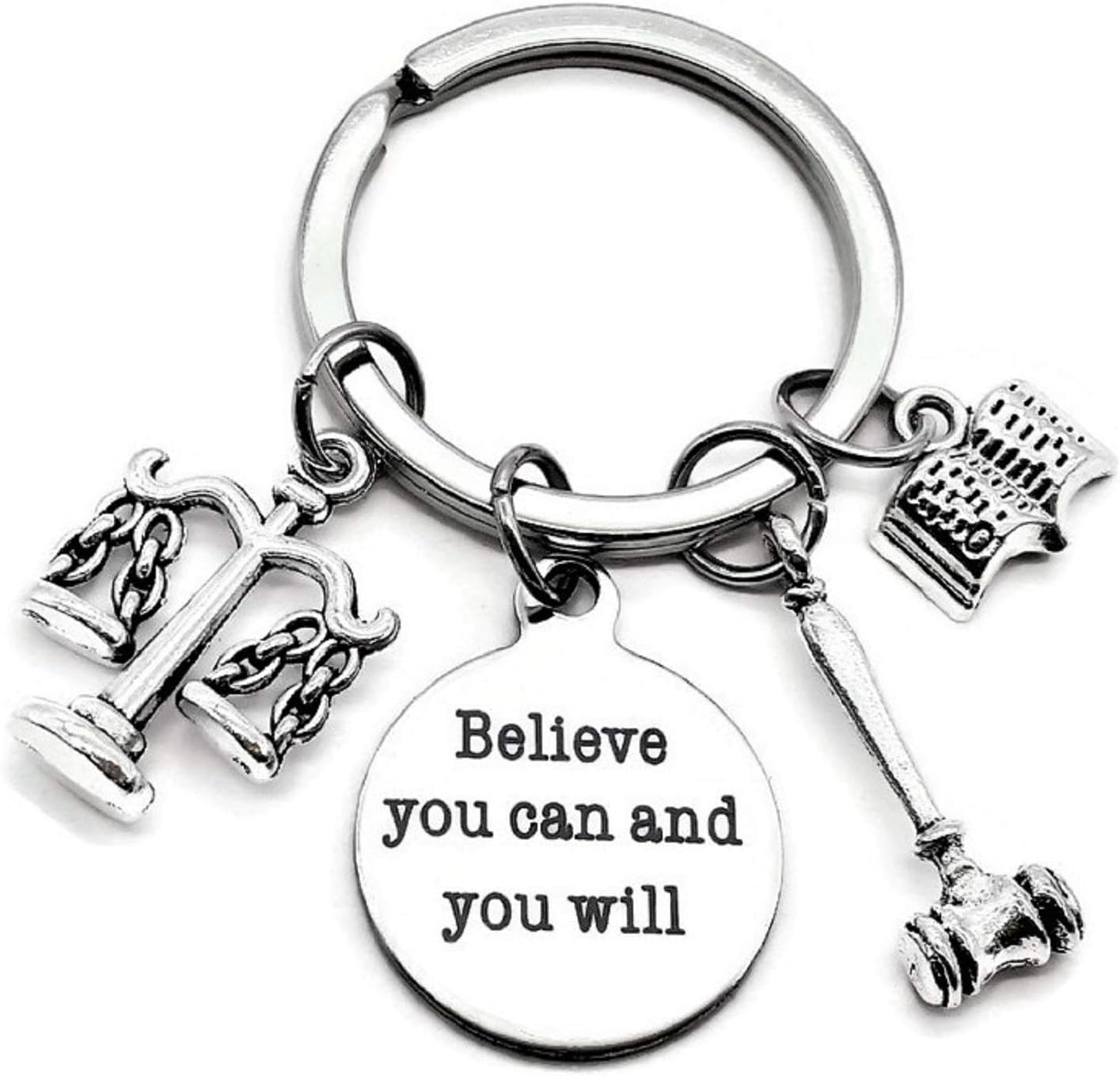 Amazon.com: Kit's Kiss Scale of Justice Lawyer Keychain Lawyer Attorney ...