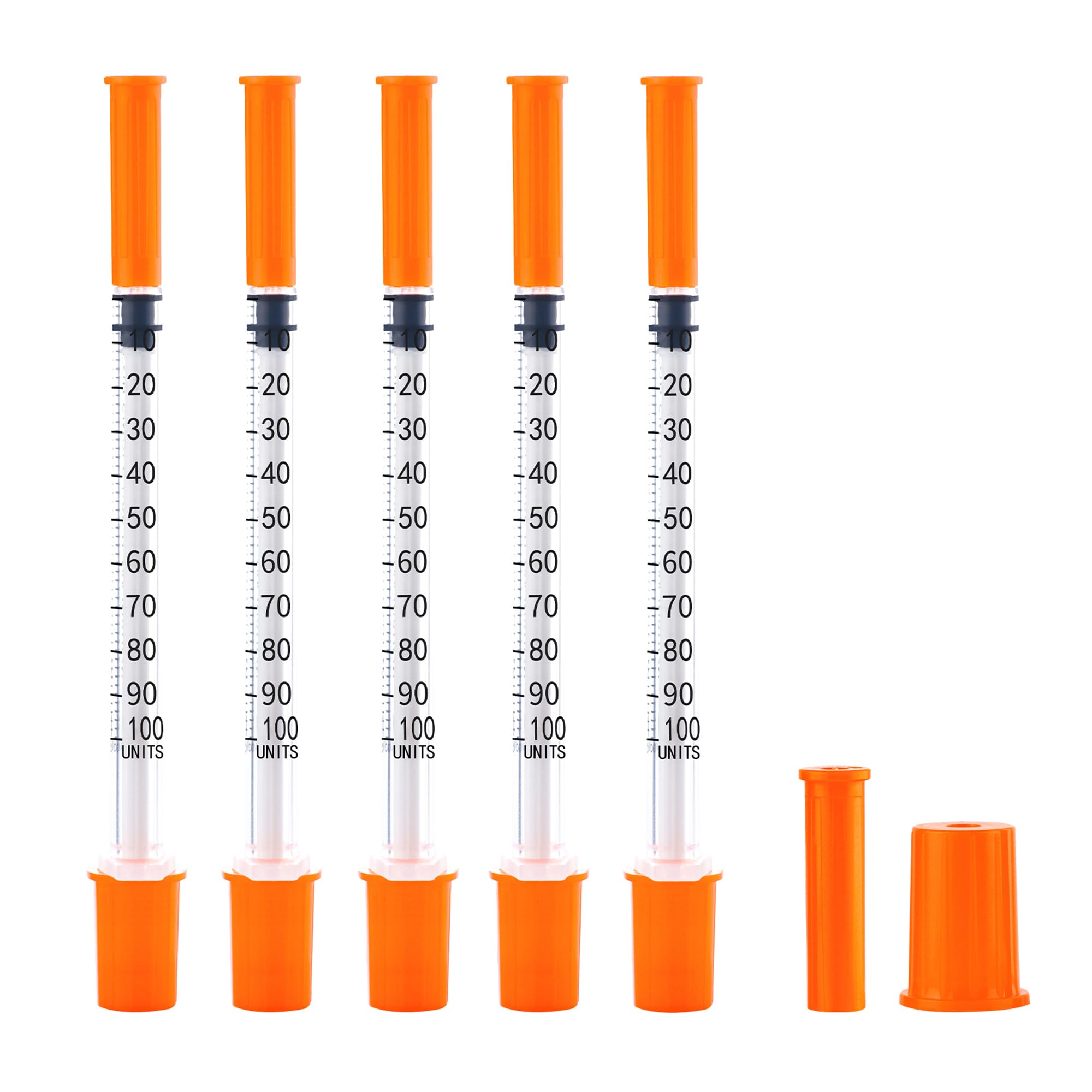 100 Pack 1cc Syringes - 32G Lab Needles -9 100 Pack 1cc Syringes - 32G Lab Needles -9