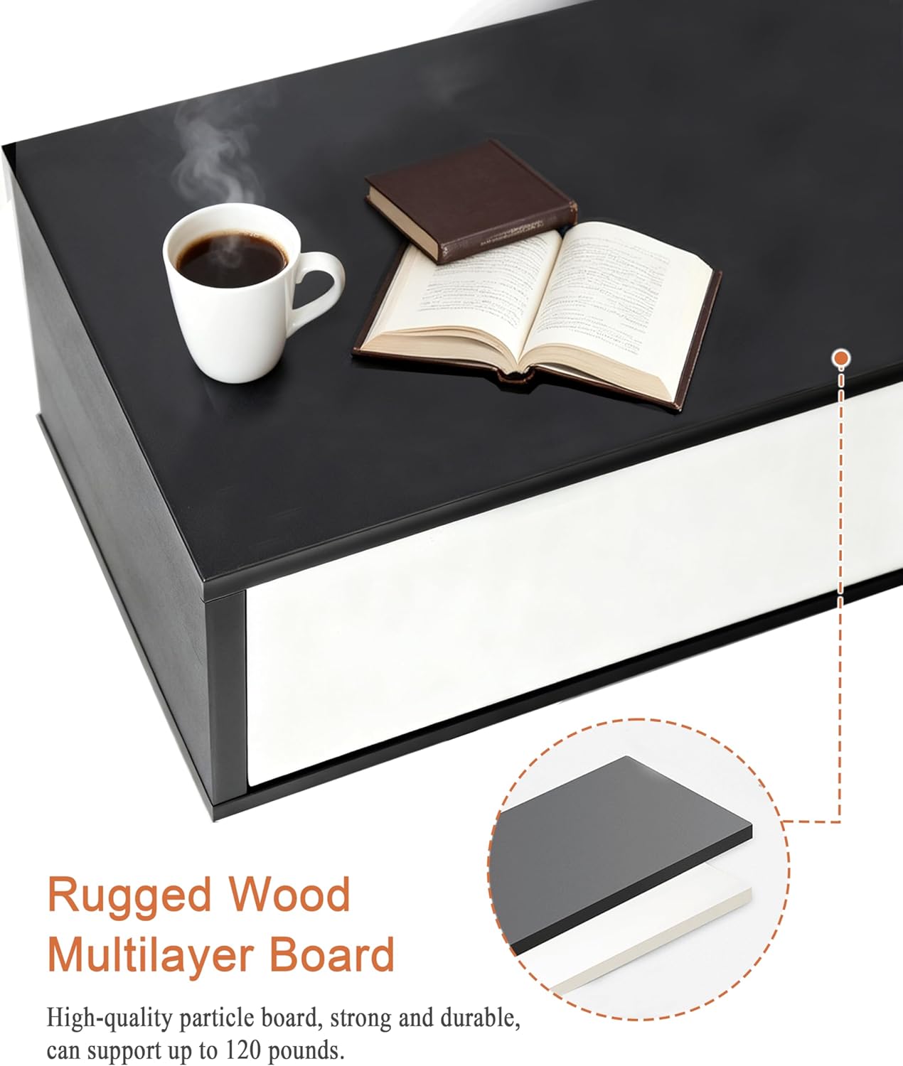 Floating TV Stand Wall Mounted with Doors, 63'' TV Shelf for TV up to 70'' TV, Wood Media Under floating Tv Console TV Cabinet with Storage Console, Entertainment Center for Living Room, Bedroom