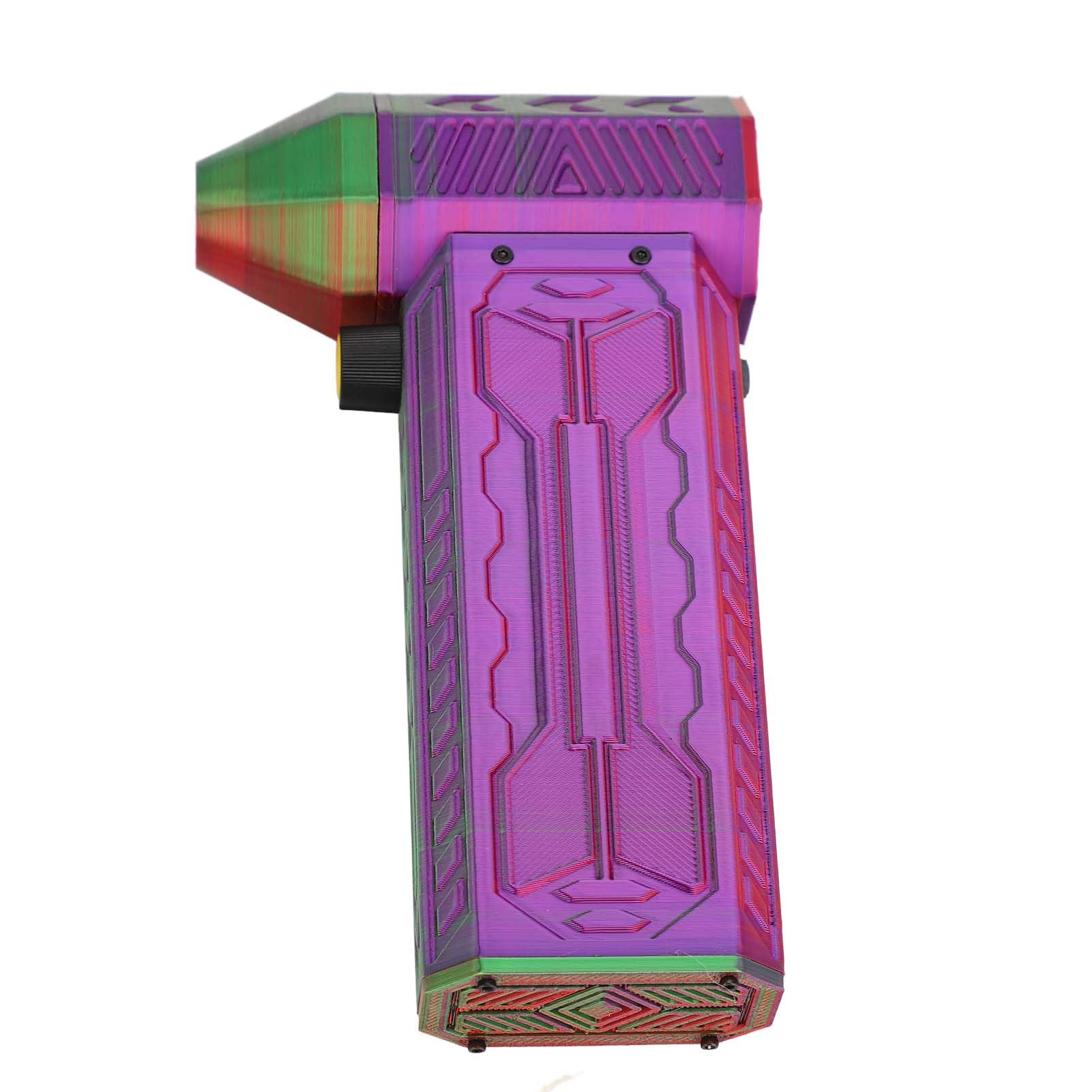 Potente la turbo mini spazzole senza pennello 110000 giri/min ad alta velocità 3 velocità regolabili a turbina ventilatore per la pulizia dei computer portatili per laptop (Nero rosso)
