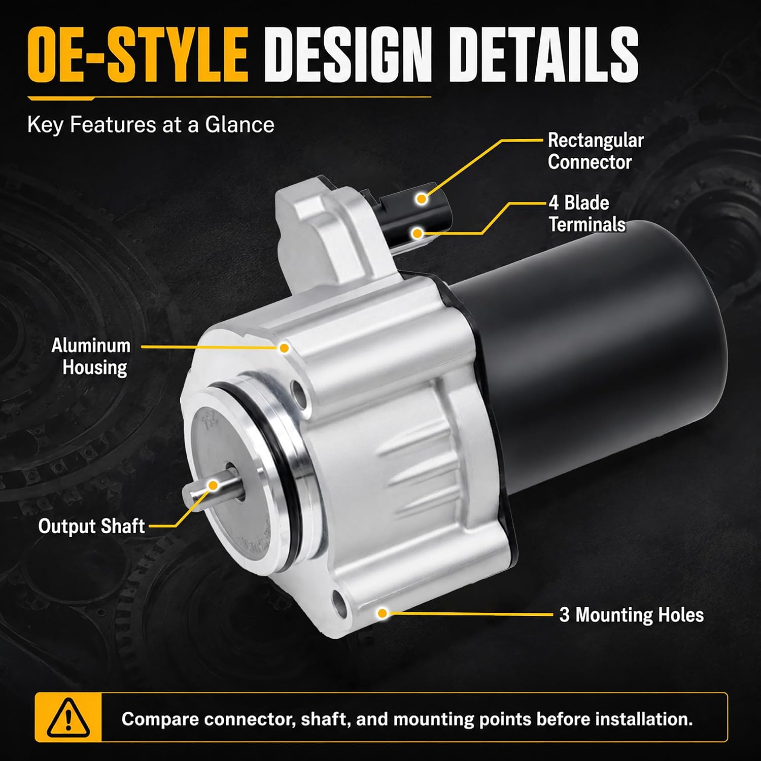Transfer Case Shift Motor 600-938 for Durango Grand Cherokee Liberty