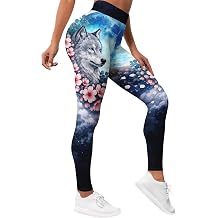 PAGYMO Printed Leggings for Women Patterned Seamless Graphic High Waisted Workout Athletic Gym Running Yoga Pants