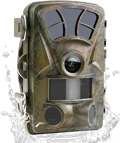 ZETHUS Cámara Trail TC-10 21MP 1080P cámaras de juego de caza con 120 gran angular 02s tiempo activado por movimiento visión nocturna con pantalla