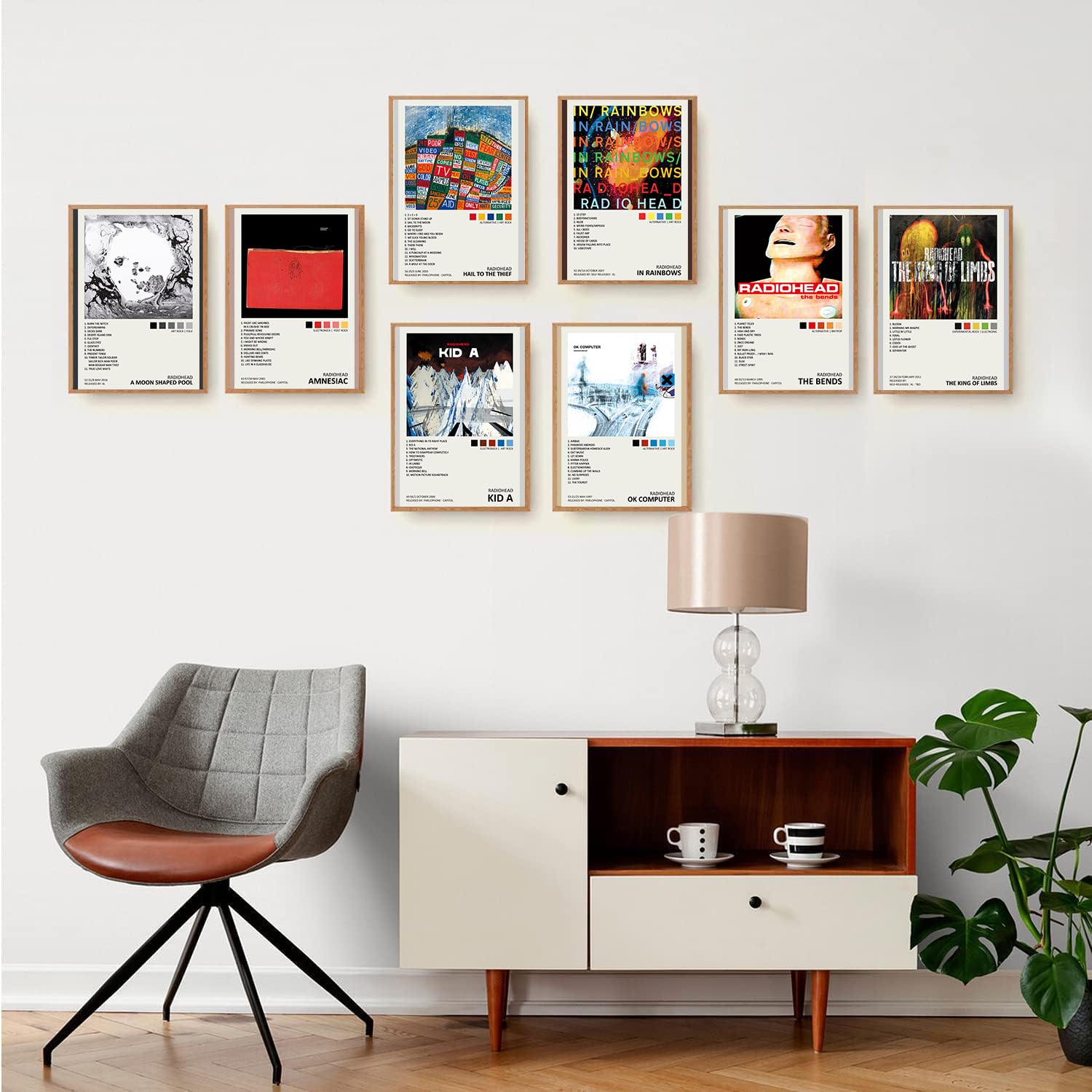 Amazon.co.jp: TOBIANG Radiohead ミュージックアルバムカバーポスター