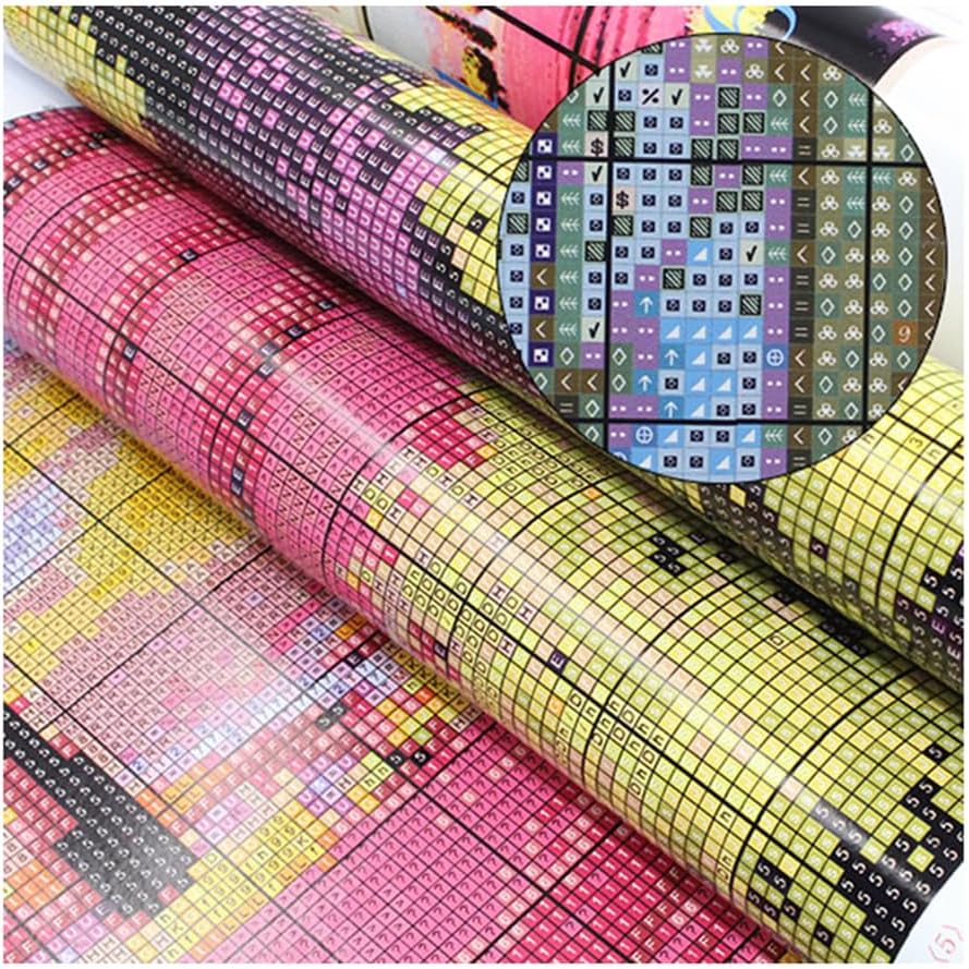 Leczany Cross Stitch Stamped Kits for Adults Beginners Patterns Craft Kit Needlepoint Full Range of DIY Embroidery Kits Starter 11CT 3 Strands | Flower Branch owl 15.8×19.3 inches