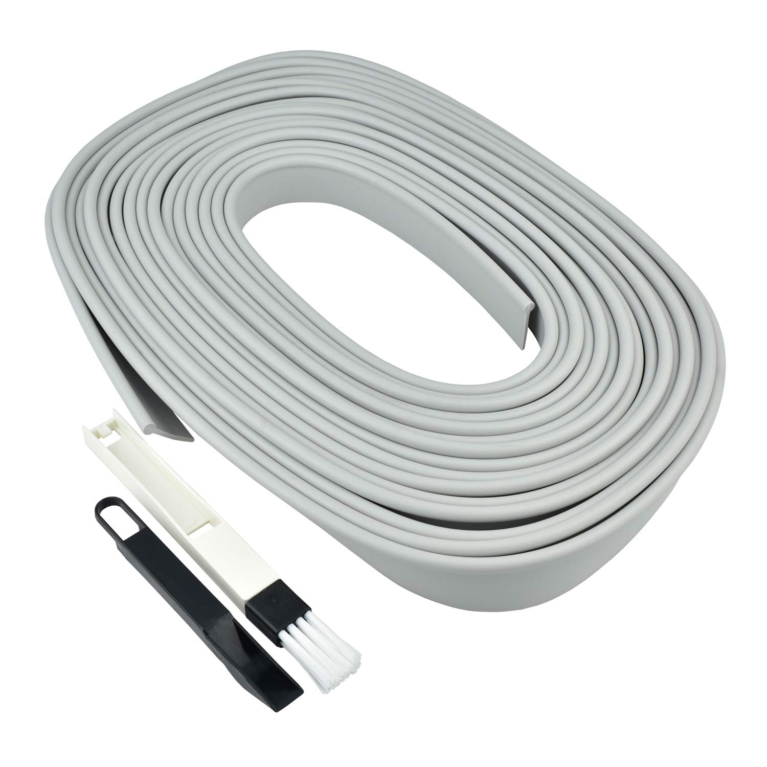 Buy Mabeeze 12m Awning Rail Protector Light Grey PVC Protection