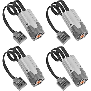 4 Piece Power Function M Motor Set Compatible with Major Brand Technic Parts Building Blocks