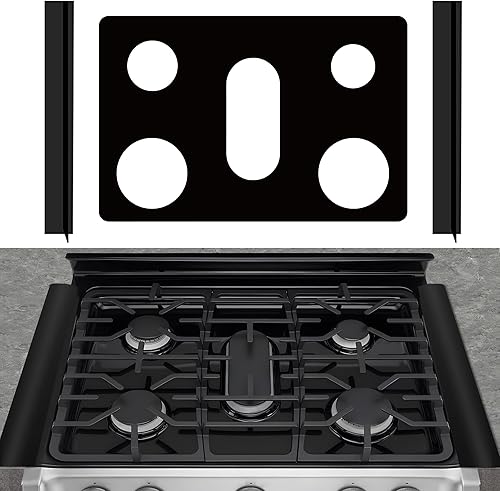 Miniatura 1 de Cubiertas para quemadores de estufa  Cubierta reutilizable para estufa LG de 30 pulgadas modelo LGLDG4315 LRG4115 LRG4113 LDG4313  Cubierta superior