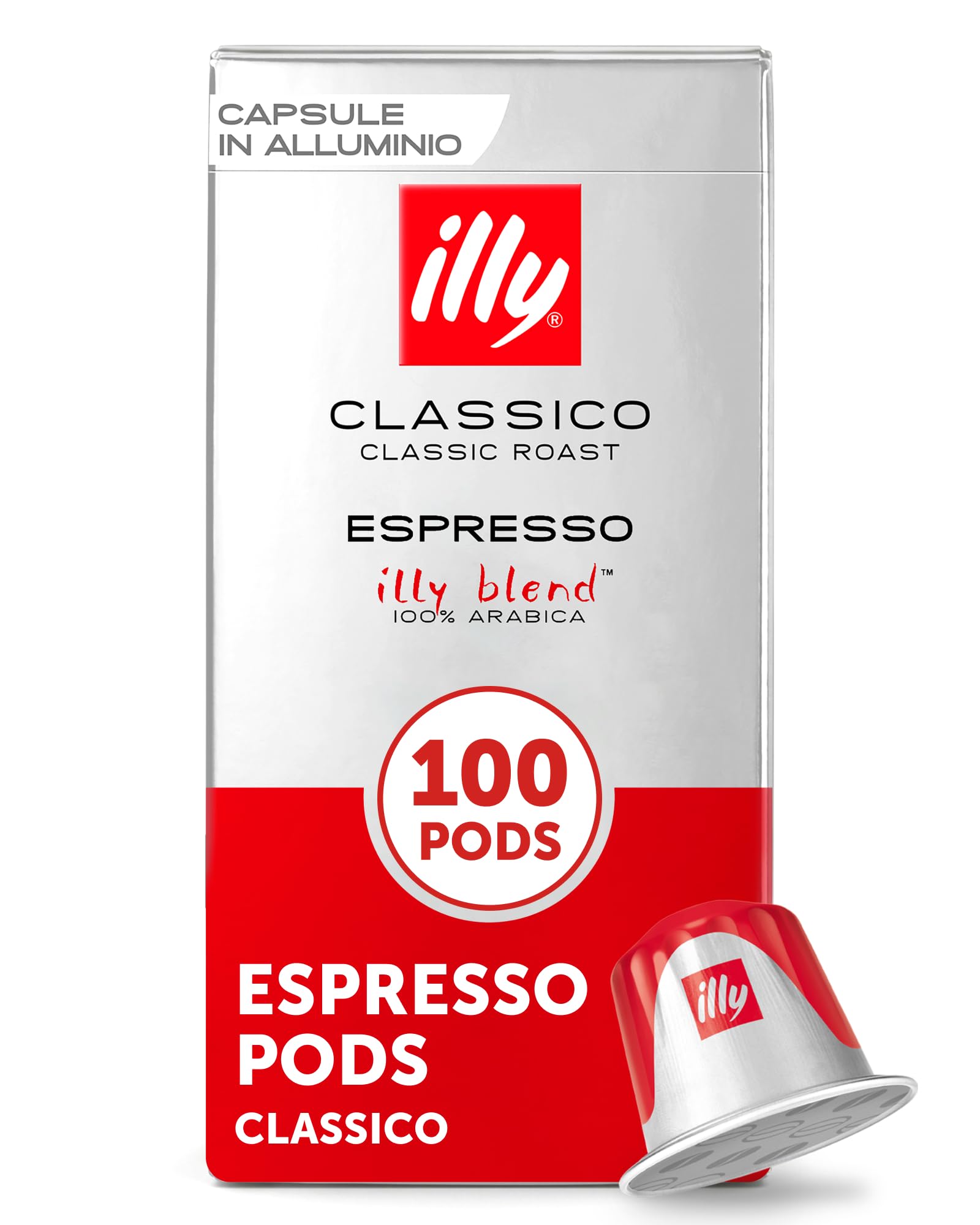 Illy Kawa Illy Palona CLASSICO w kompatybilnych kapsułkach* - 10 pudełek po 10 kapsułek