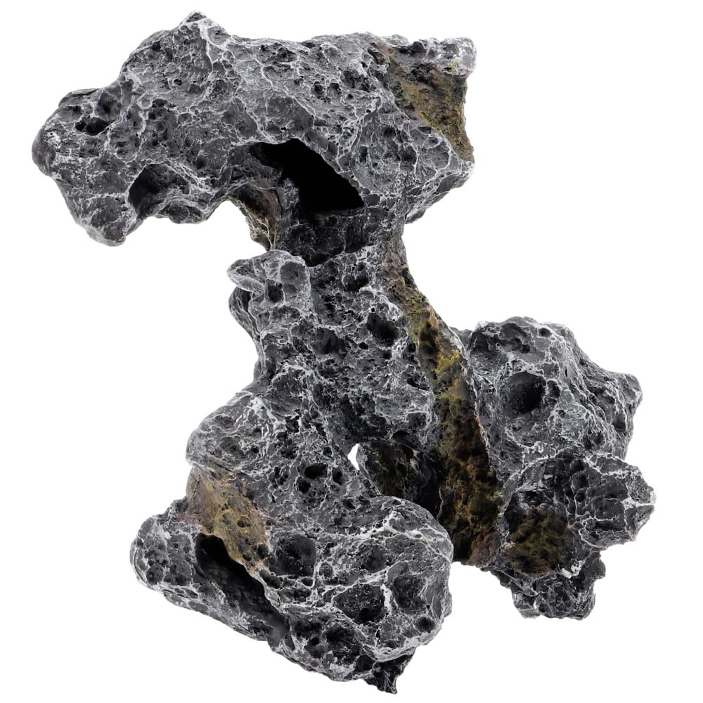 Hobby Cavity Stone Dark 5, 33 x 16 x 33 cm, Dekoration für Aquarien