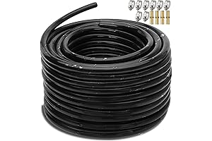 3/8 Inch Self-Sinking Aeration Hose,100 Feet Weighted Tubing for Oxygen Supply