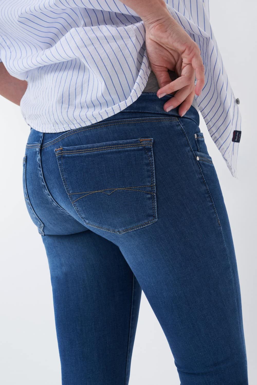 Salsa Vaqueros Maternity Hope Cropped DE Color Medio