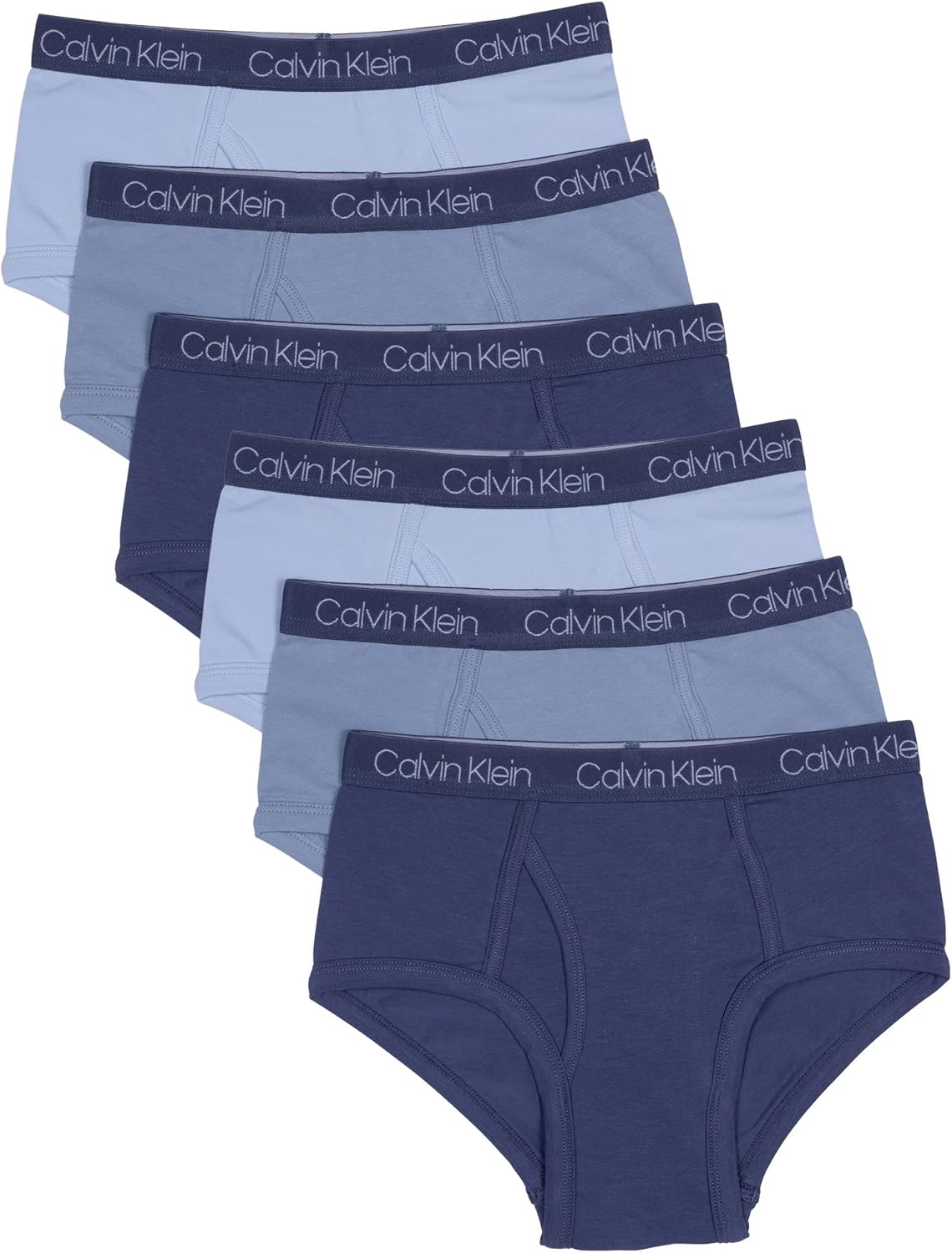 Calvin Klein Kids Boys' Modern Cotton Brief Underwear 6-Pack