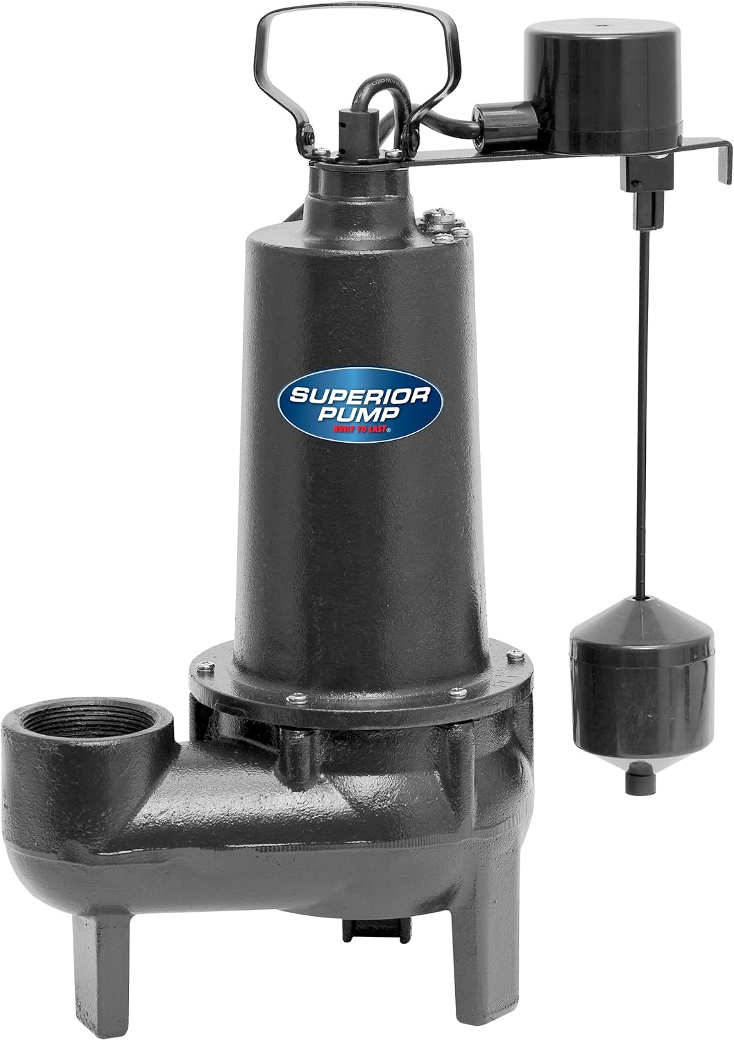 Superior 1/2 HP CI Sewage Ejector w/Vertical Float Switch