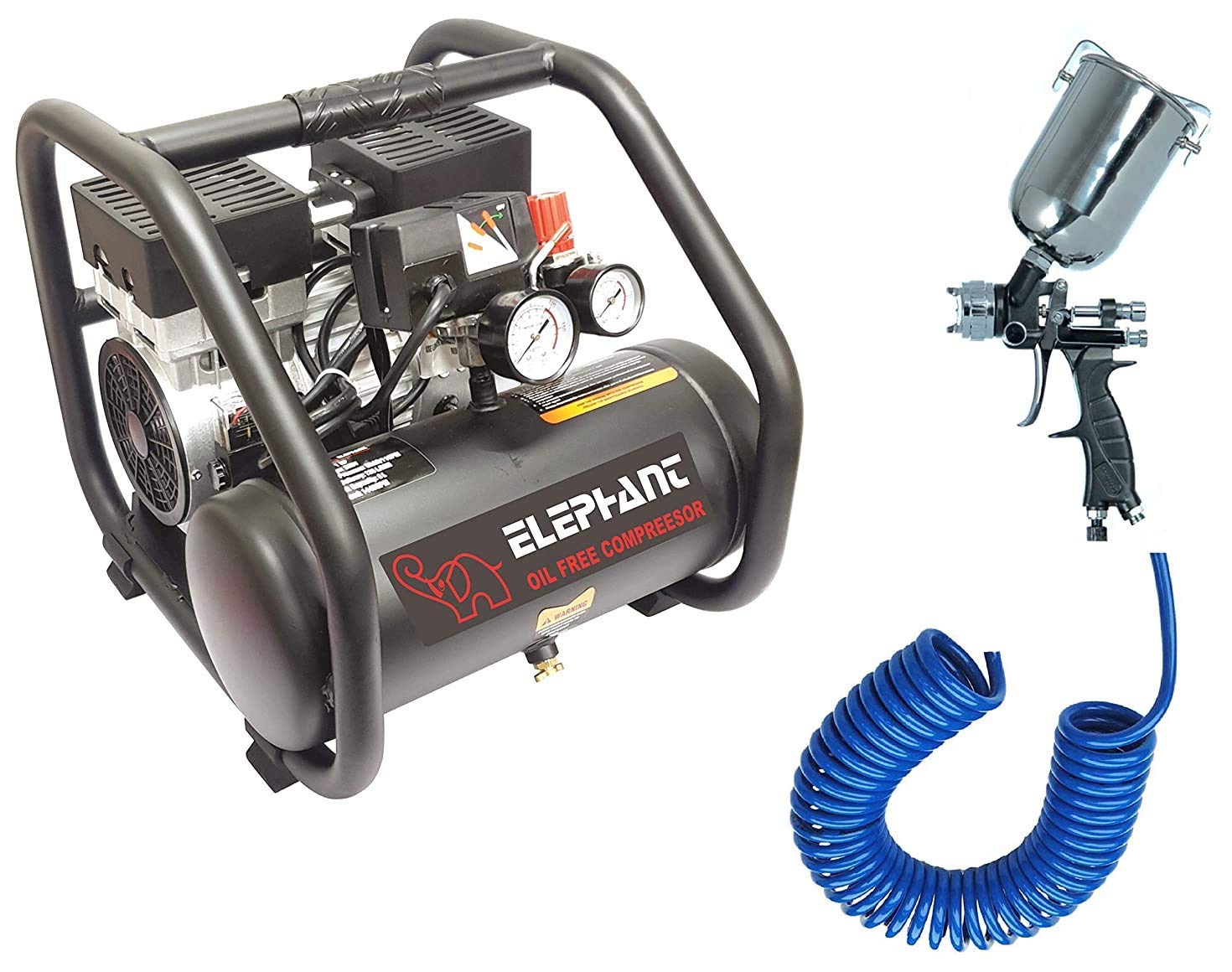 See full amazon price history chart for Elephant Oil free & Noiseless Air Compressor 6 Ltr. and Painter Plus Spray Gun PS 01 with PU Pipe & Fittings (AC 6L - PS 01) Elephant Oil free & Noiseless Air Compressor 6 Ltr. and Painter Plus Spray Gun PS 01 with PU Pipe & Fittings (AC 6L - PS 01) (B083LZS3CL) Amazon Price History, Amazon Price Tracker
