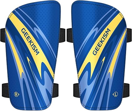 Soccer Shin Guards for Youth Kids Toddler - Soccer Shin Pads for Teens & Men, Protective Football Gear for 3-16 Years Boys Girls & Adult, World Cup Lightweight Soccer Equipment