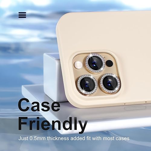 Miniatura 5 de Misea 3+1 Protector de lente de cámara para iPhone 14 ProiPhone 14 Pro Max, protector de pantalla de vidrio templado 9H, protector de pantalla de