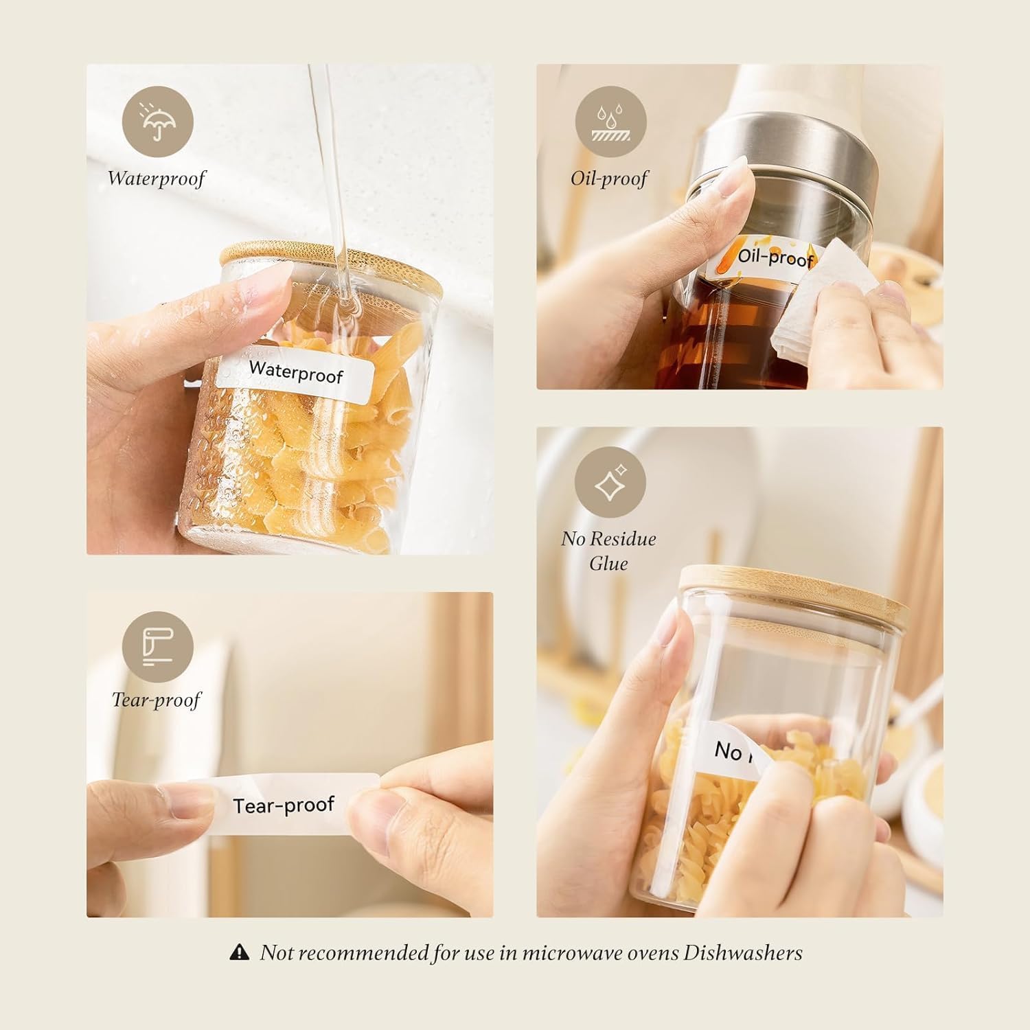 NIIMBOT D110 Mini Etichettatrice con 3 rotolo Etichette, Stampante di Etichette Bluetooth, App Versatile con 60+ Caratteri e Oltre 1000+ icone, per Organizzare Casa, Cucina, Scuola e Ufficio