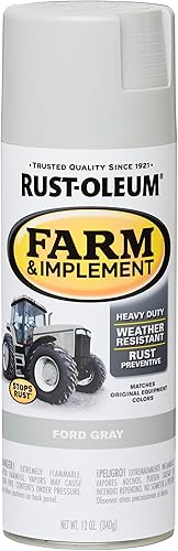 Vista 243 de Rust-Oleum Farm & Implement 280165-2PK - Pintura esmaltada, galón, negro brillante, paquete de 2