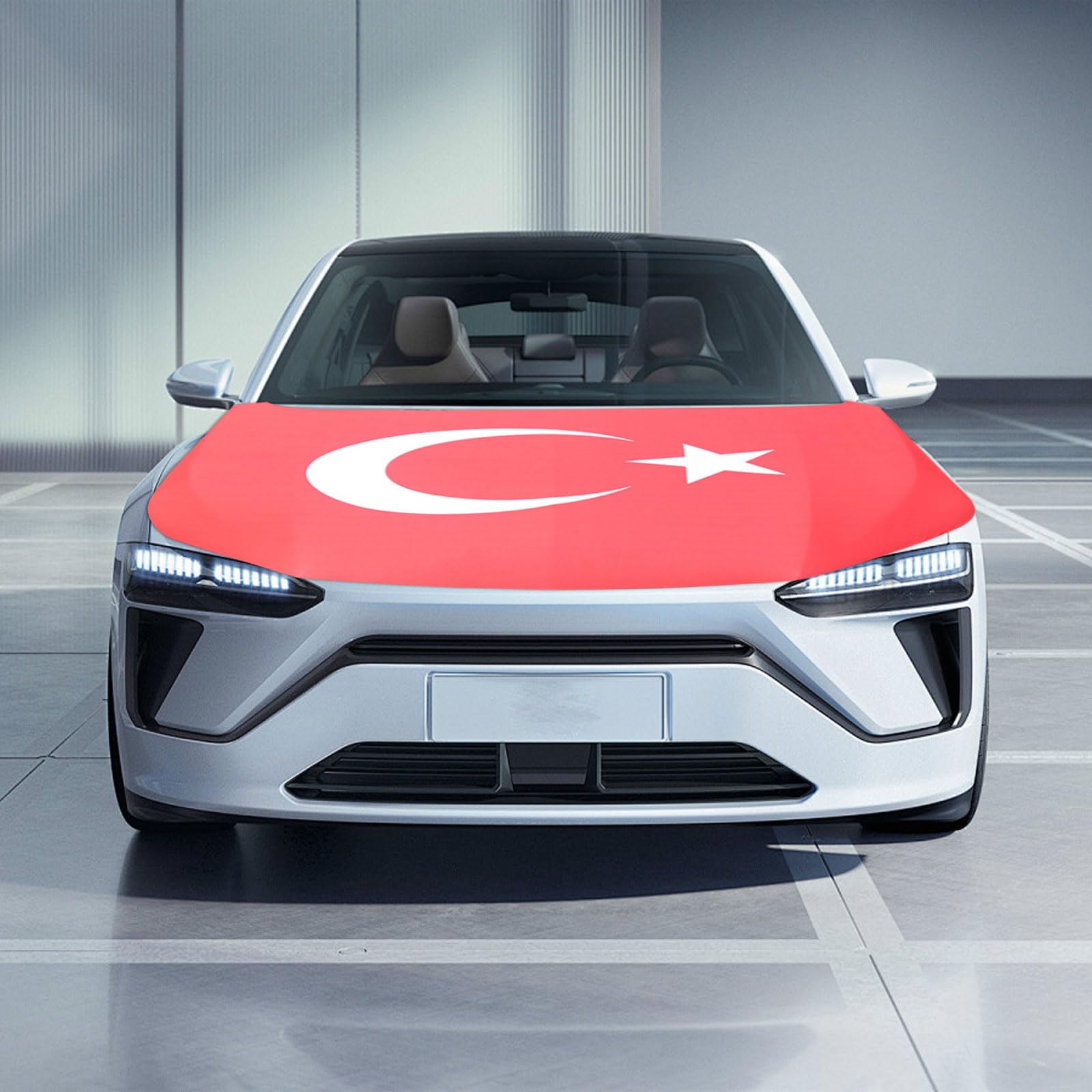 Turchia bandiera cofano auto copriletto Türkiye Bayrak