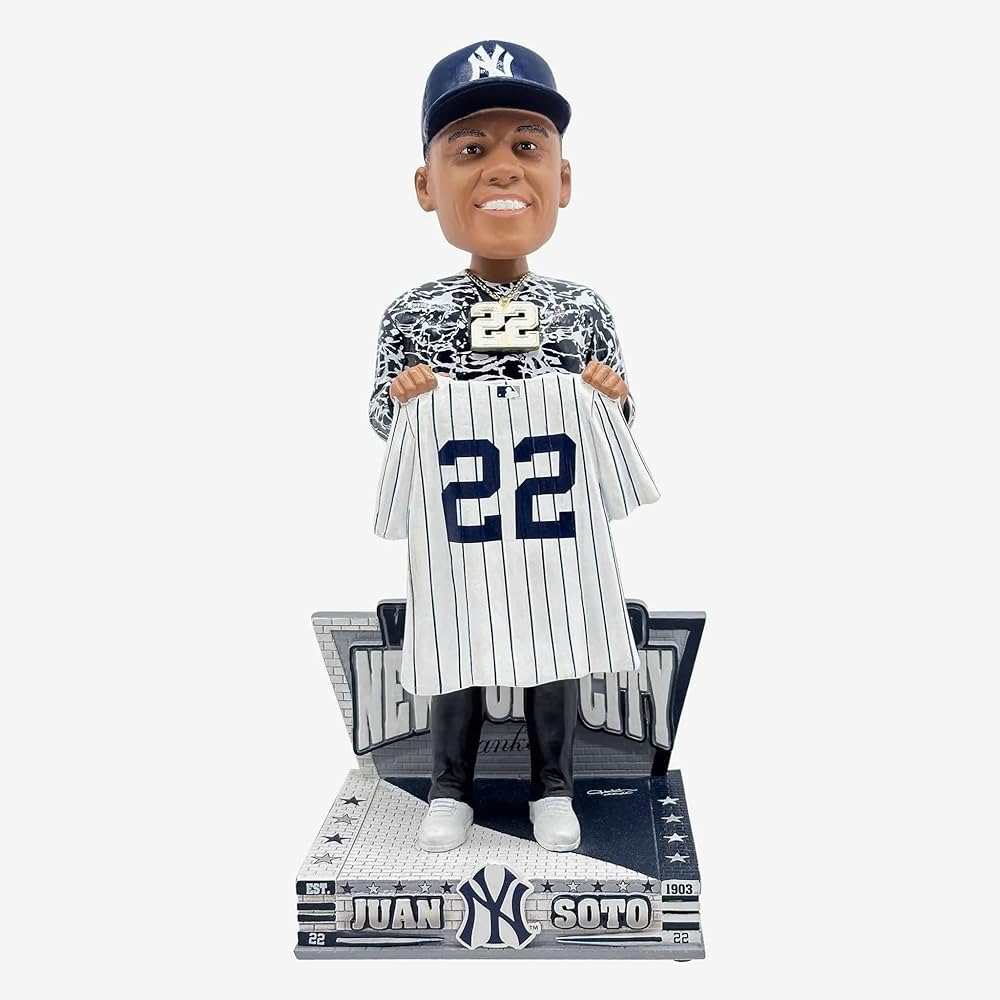 Juan Soto Bobblehead メッツ 250816来場者プレゼント Juan Soto New York Mets Electroplated Bobblehead FOCO