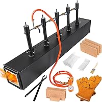 Vista 1 de Herrero forja cuchillo herramienta que hace equipo con pinzas y guantes 5 puertas