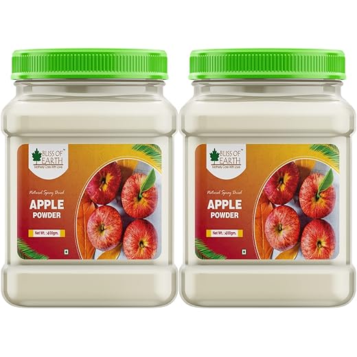 Bliss of Earth 2x400Gm Apple Powder natural Spray Dried Grea