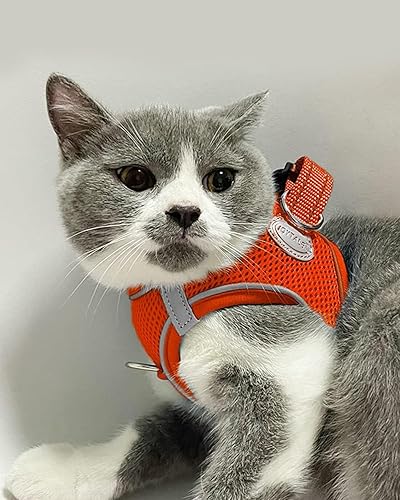 Vista 122 de Joytale arnés para perro, 12 colores, chaleco de malla transpirable, arnés acolchado suave reflectante para perros medianos, negro, XL.