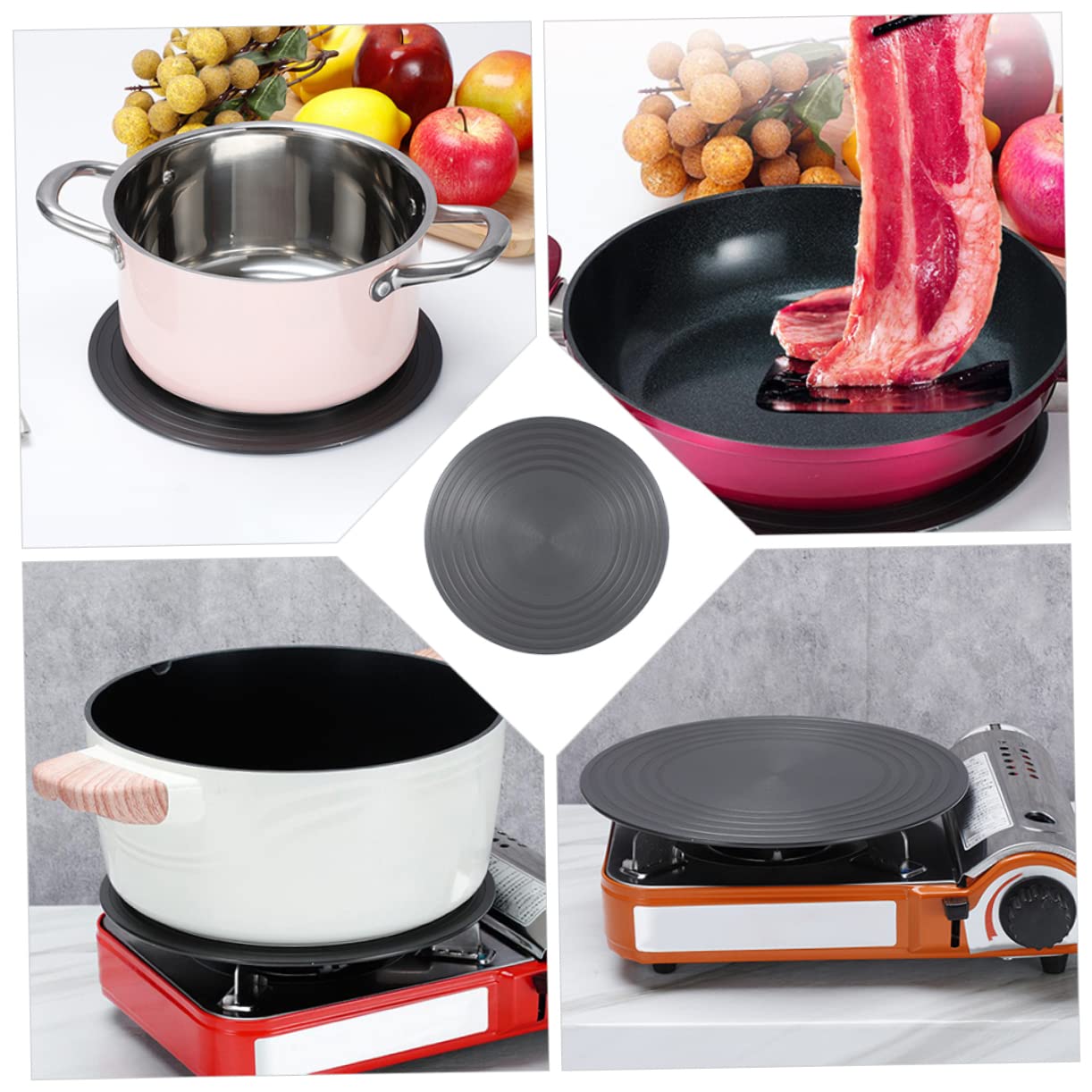 Piastra Diffusore Calore Gas Scottatura Protezione Pentole Diffusore Fiamma per Cucina Gas Energetico Distribuzione Calore Uniforme