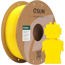 eSUN PLA Basic Filament 1.75mm 1KG2.2 LBS, Speedy PLA Filament, Yellow