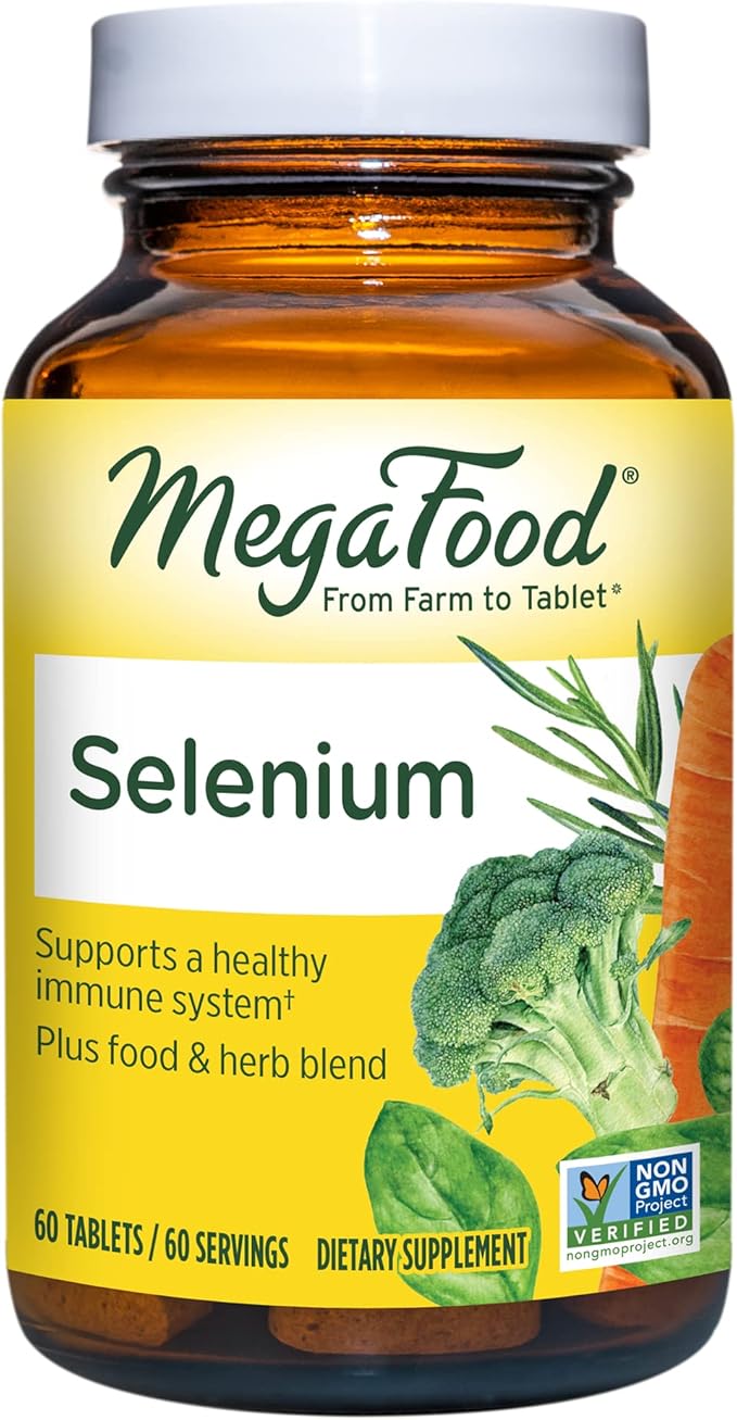 MegaFood Selenium Selenium 50 mcg, Selenium Supplement