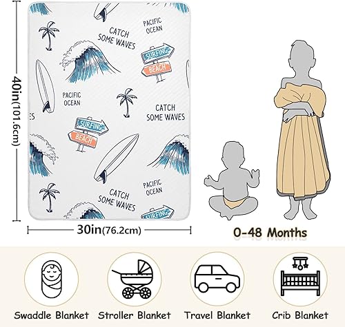 Miniatura 10 de Manta de algodón para envolver con diseño de osos de peluche, nubes, manta de recepción, manta ligera y suave para cuna, cochecito, mantas de