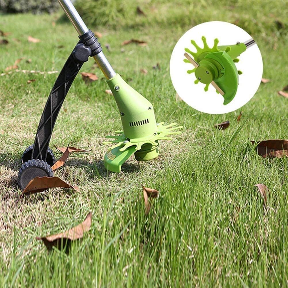 Tosaerba rotanti Tagliaerba a Batteria con Batteria da 20 Ah Tagliaerba Elettrico per Uso Domestico con Ruota ausiliaria Tosaerba Leggero