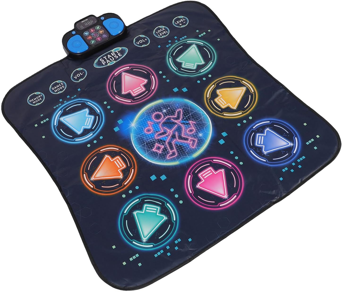Cuifati Dance Pad, Safe Various Difficulty Levels Lightweight Enhance Teamwork Improve Children Coordination Ability Dance Mat for School