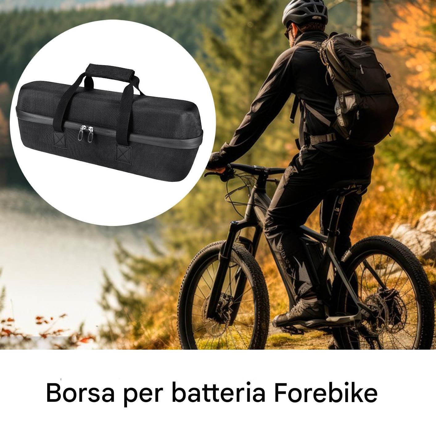 Torba Na Baterię Do Roweru Elektrycznego 10 l Wodoodporna Organizacja | Do Przechowywania Baterii Dla Górskich Dróg Rowerowych Podróży Miejskich Dojazdów
