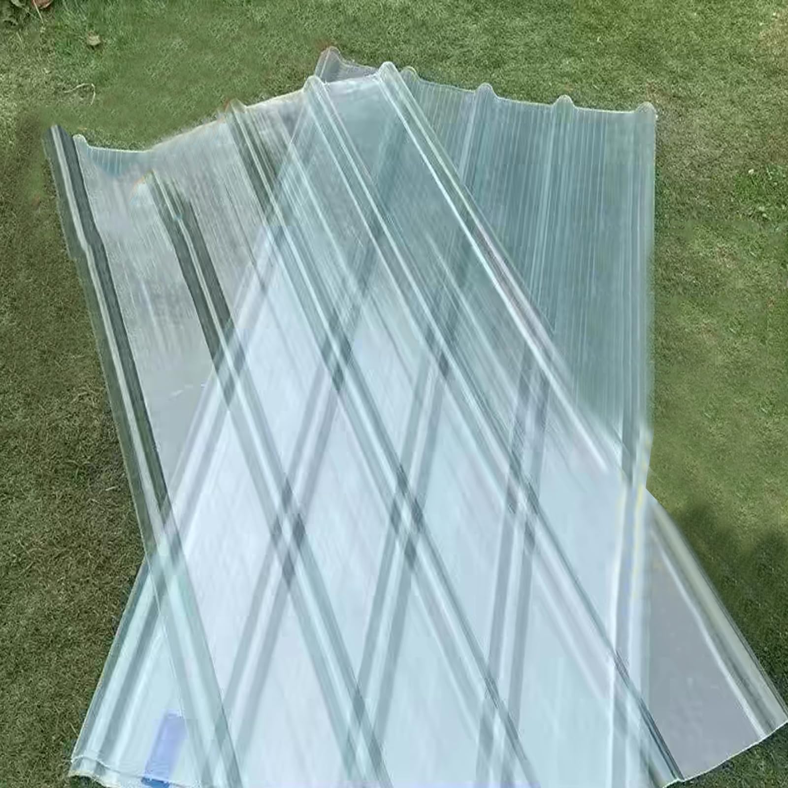 Paneles for Tejado de 1,2mm,Placa Ondulada FRP,Placas Techo Resistente a La Intemperie,Plancha Transparente Anti-UV,Chapas Perfiladas Techo con Tornillos,para Garajes,13/14/15/16 piezas(14 Pcs,0.9x1.4