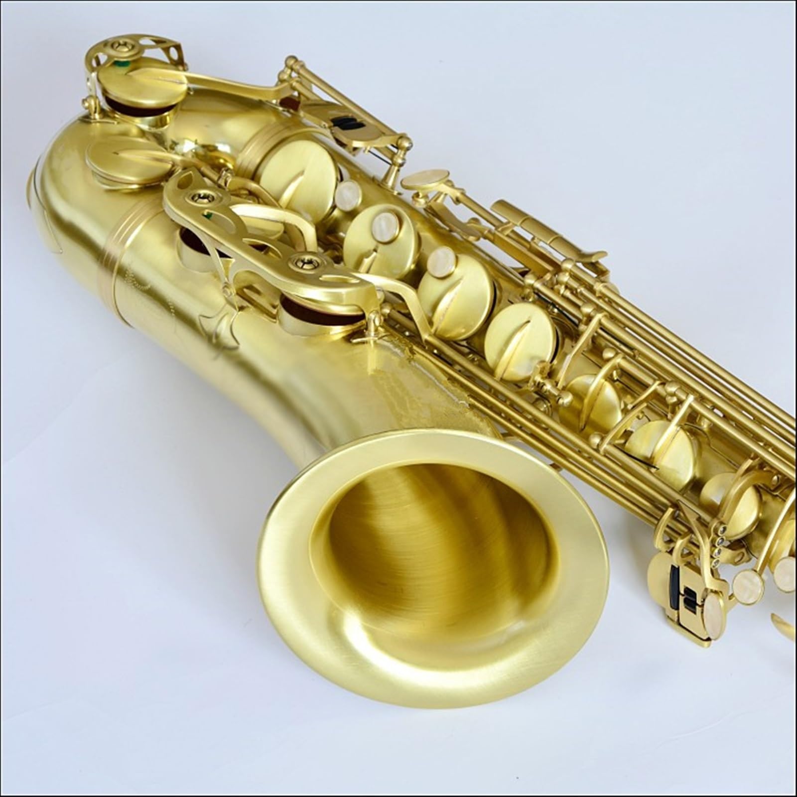 Saxofón Tenor Brass Bb Flat Tenor Sax Tocando Profesionalmente Saxofón Instrumentos Musicales Con Estuche Saxofón profesional