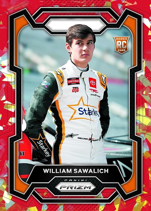 Caja Panini Prizm NASCAR Racing Blaster 2024 – Tarjetas coleccionables oficiales de carreras – Incluye premios, inserciones y novatos exclusivos de Blaster – Caja minorista Panini sellada