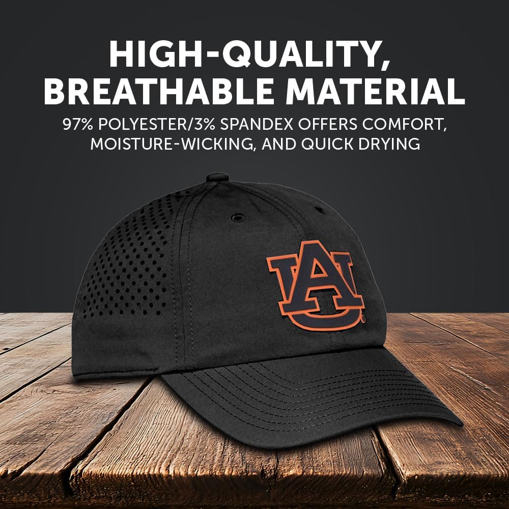 Desert Cactus Auburn Tigers Snapback Hat - AU BreezePro Performance Baseball Cap with Adjustable Strap College Fan Gear - Image 4