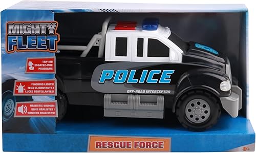 Miniatura 5 de Rescue Force - Camión de juguete con luces y sonidos realistas, construcción duradera y baterías incluidas, a partir de 3 años