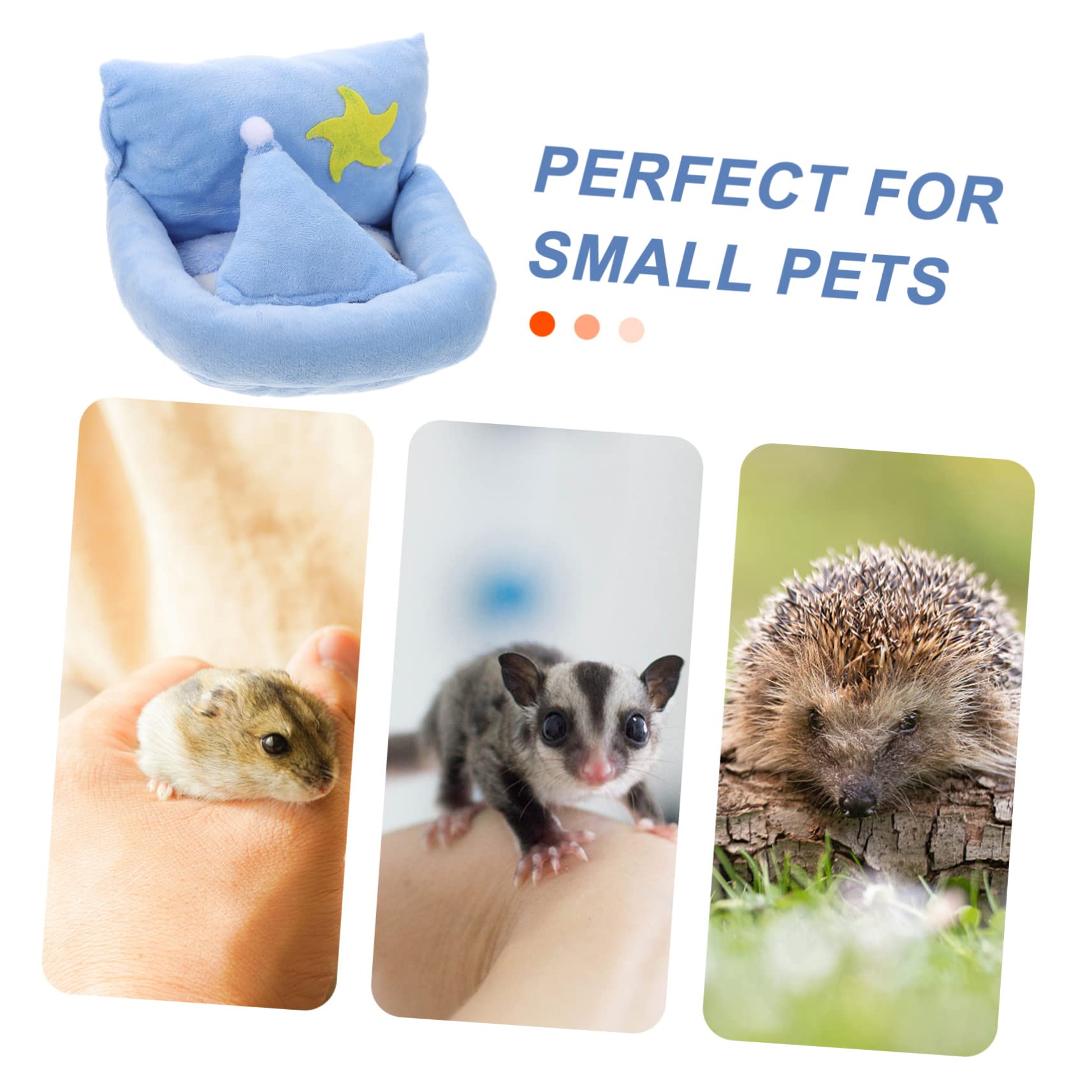 DOITOOL 3stücke Kuschelnest Für Kleintiere Weiches Zuckergleiter Und Hamsterbett Für Meerschweinchen Igel Und Rennmäuse Gemütlicher Schlafplatz Für Kalte Wintertage