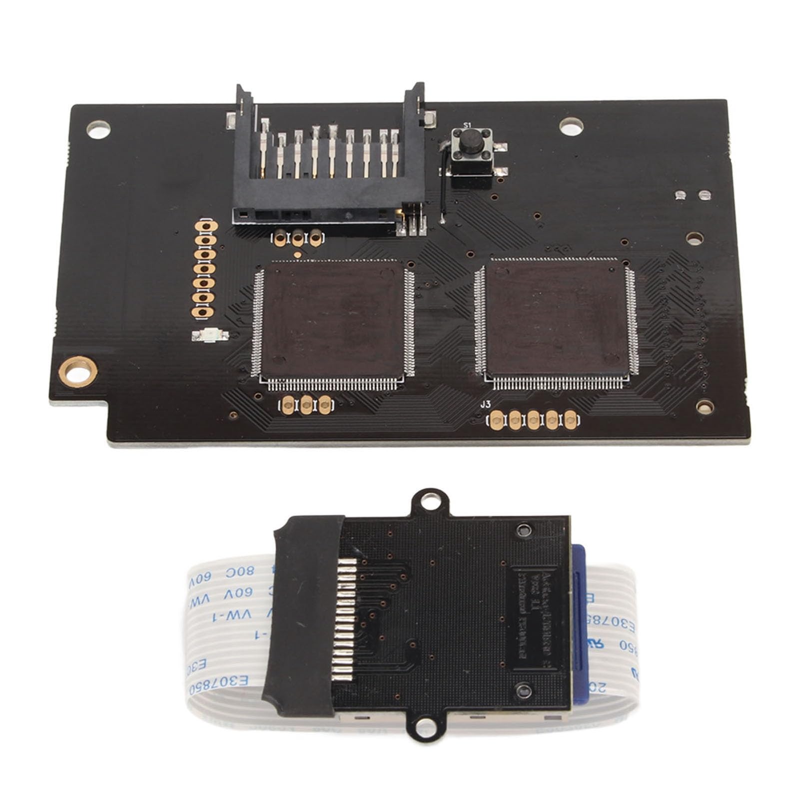 para Placa de Simulación de Unidad óptica GDEMU V5.20 para Consola Dreamcast VA1 con Fácil Instalación, Lectura Rápida y Silenciosa, Piezas de Repuesto (Azul Transparente)