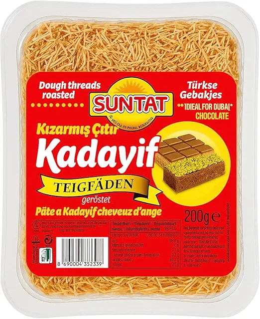 Kadaïf Cheveux d'Ange Turc 200g - Pâtisseries et Chocolats Dubaï SUNTAT