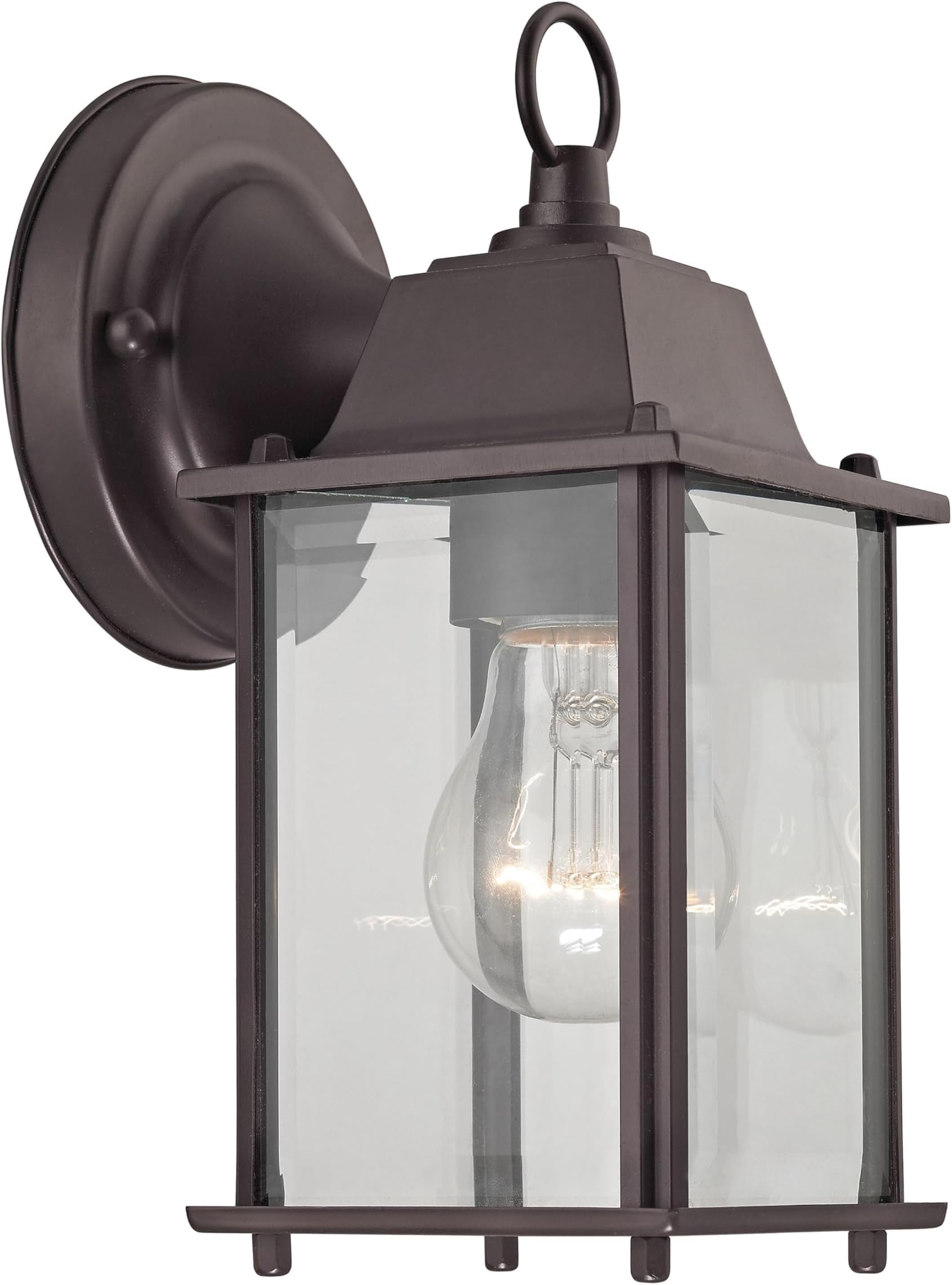 Cornerstone Lighting 9231EW/75 1 Light Outdoor Wall Sconce, Oil Rubbed Bronze, 9.13x5.75x4.75
