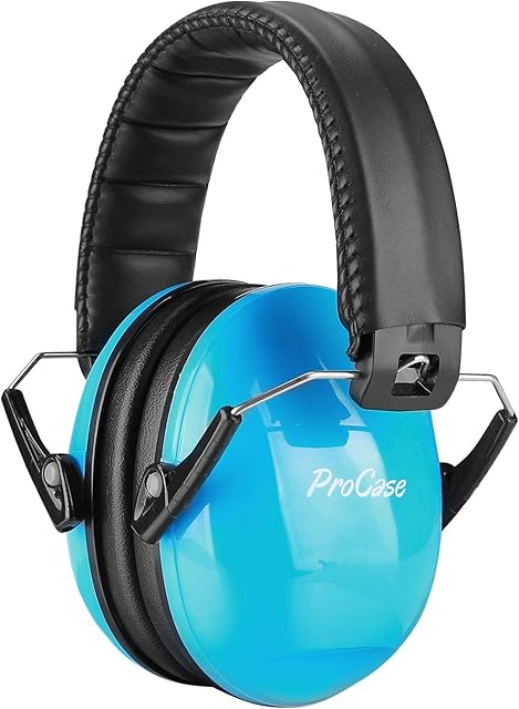 Procase Kids Ear Defenders Children Autism Noise Cancelling Headphones for Girls Boys Toddler, NRR 21dB Ear Protection Earmuffs Hearing Protectors for Age 3 to 16 Years at Party Concert Fireworks