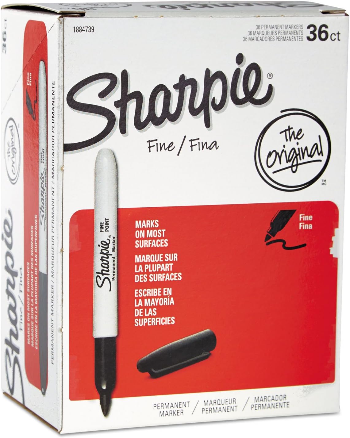 Sharpie Fine Point Permanent Marker, Black, 36-Pack Togo Ubuy