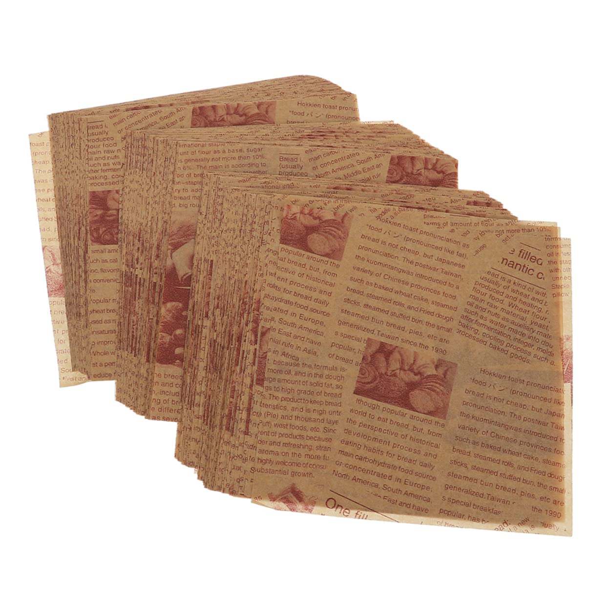 Cabilock 200piezas Papel Para Hornear Antiadherente De Para Freidora Microondas y Horno Para Repostería y Envoltura De Alimentos