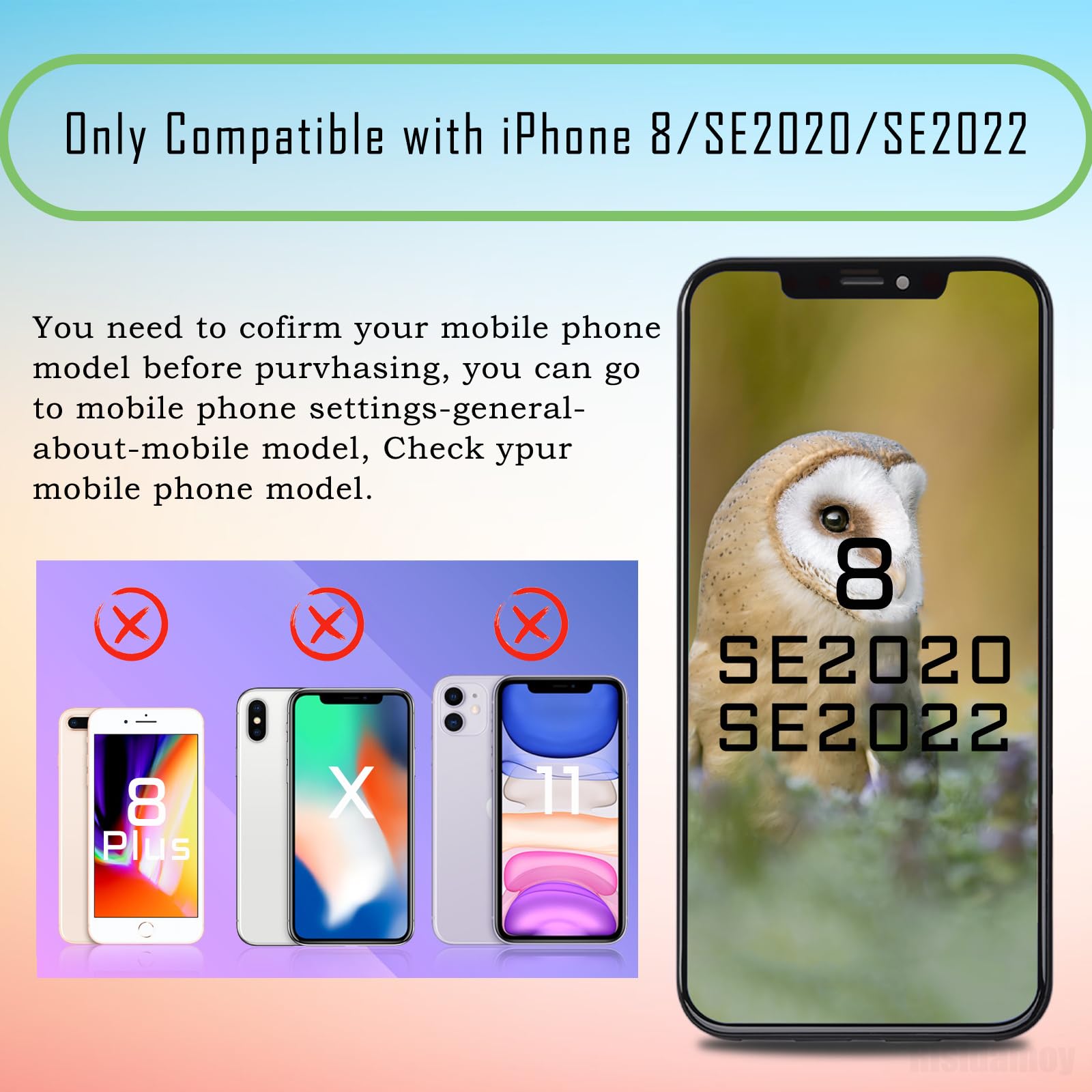 Bandeja Cartão SIM IPhone 8 - Substituição Original - Preto - Compatível A1863 A1905 A1906