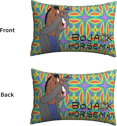 Miniatura 2 de KOVOS BoJack - Funda de almohada decorativa de doble cara para sofá, cama, automóvil, 20 x 30 pulgadas