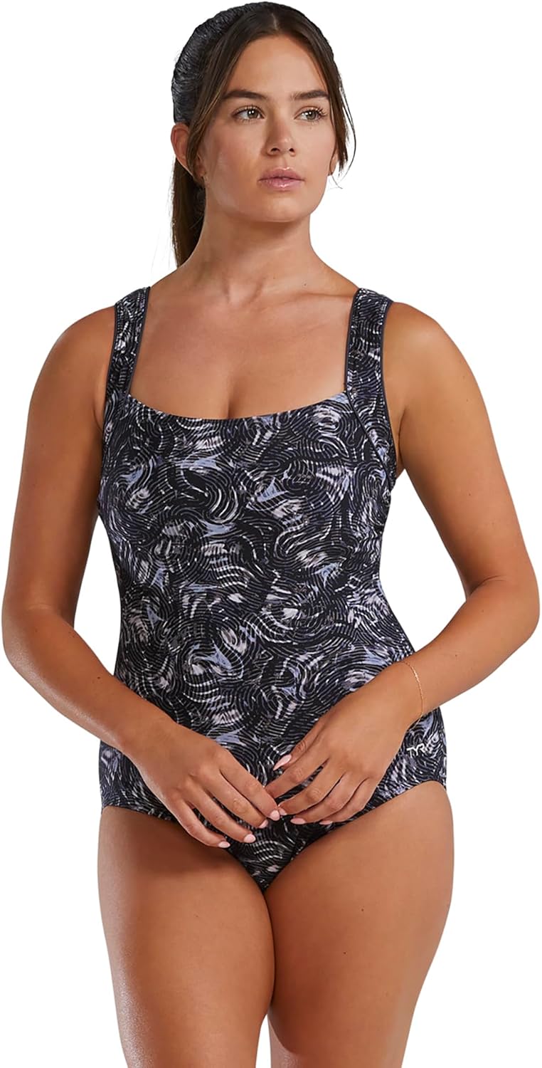 TYR Women's Quake Durafast Elite Square Neck Controlfit